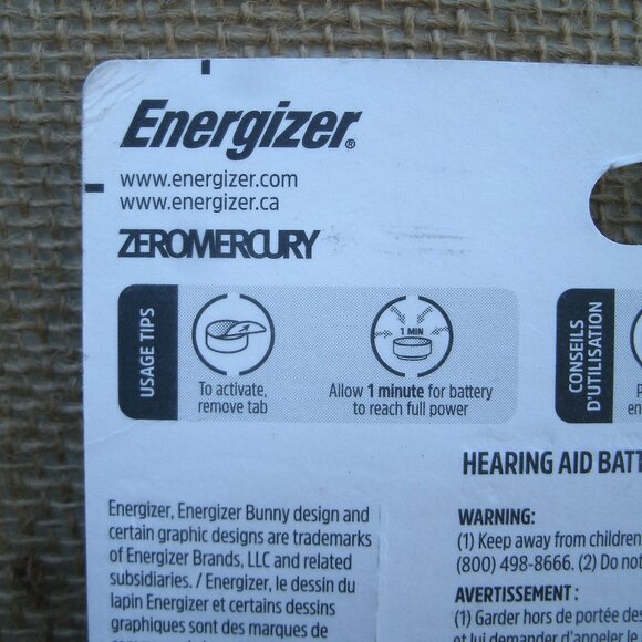 NIP Energizer Size 10 Hearing Aid Batteries 24 Count - Picture 5 of 9